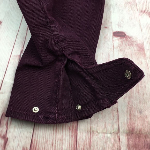 ➡️GOLDEN Distressed Slim Straight in Purple Size 38x33” - Picture 12 of 16